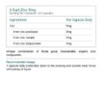 Biogena 3-Salt Zinc 9 mg 60cap